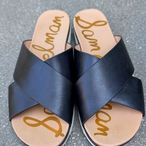 Sam Edelman Black Women's Slide Sandals